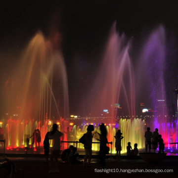 outdoor water fountains with led lights